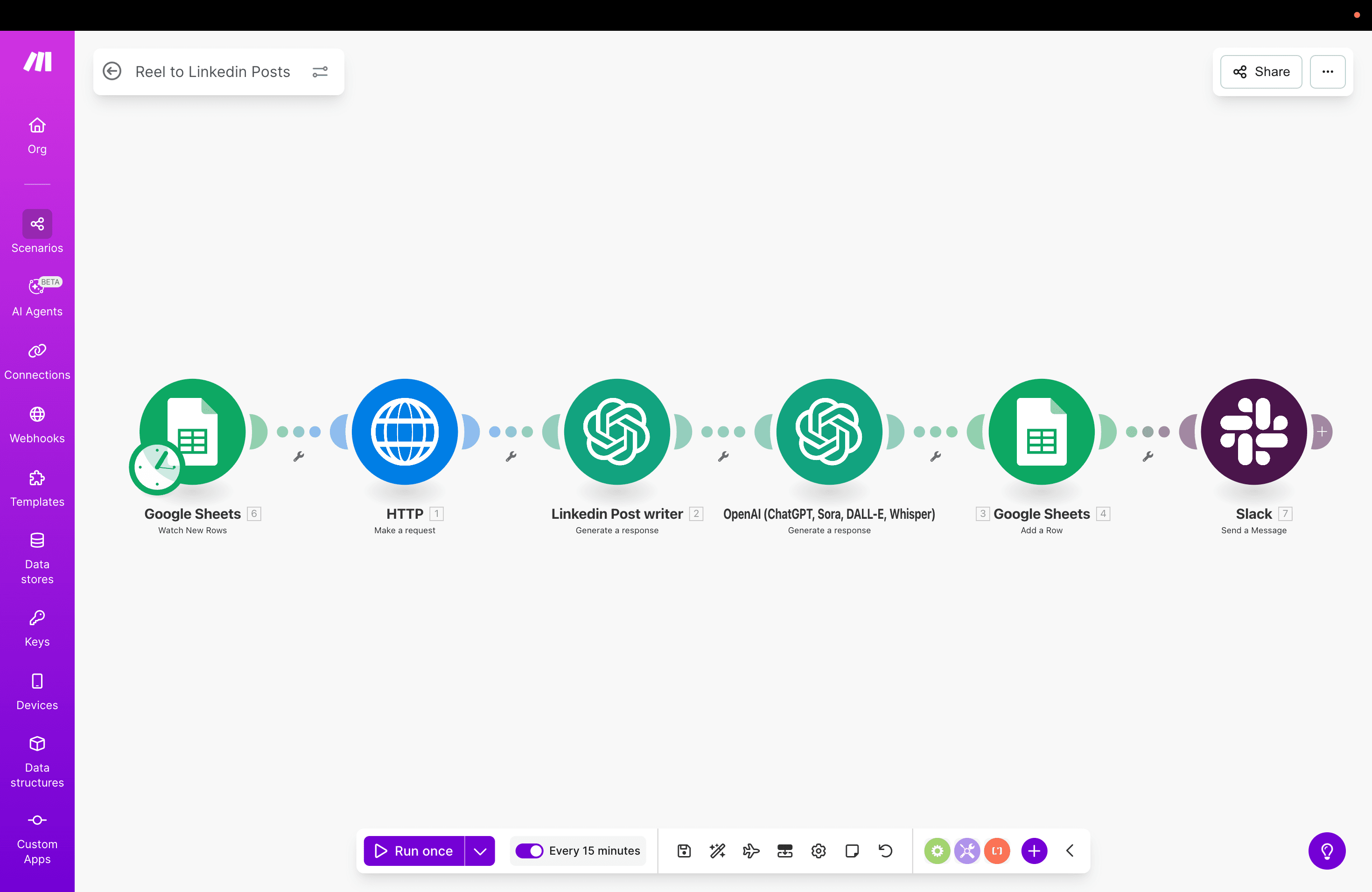Reel to LinkedIn Post Generator
